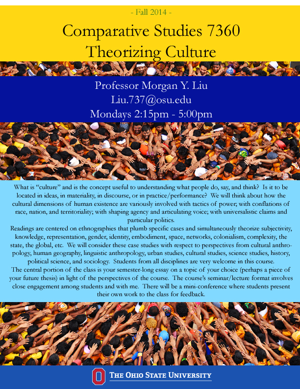 Courses Department of Comparative Studies