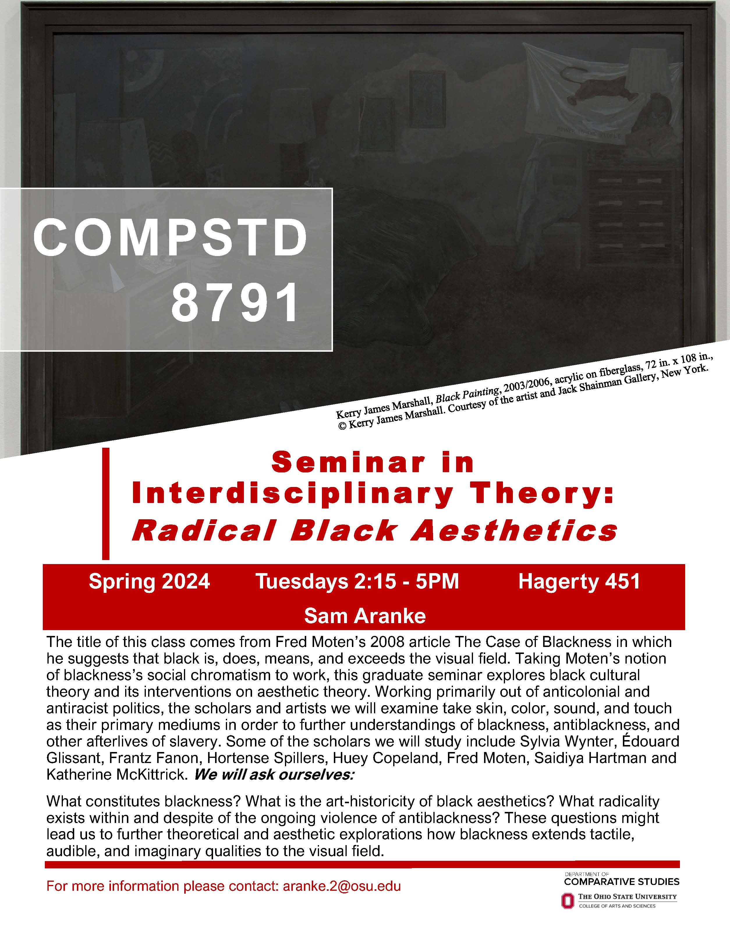Compstd 2264 COMPSTD 8791 | Department of Comparative Studies
