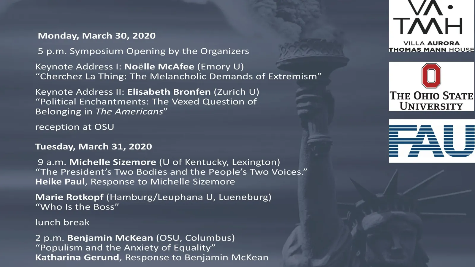 Disenchanted Democracy Event