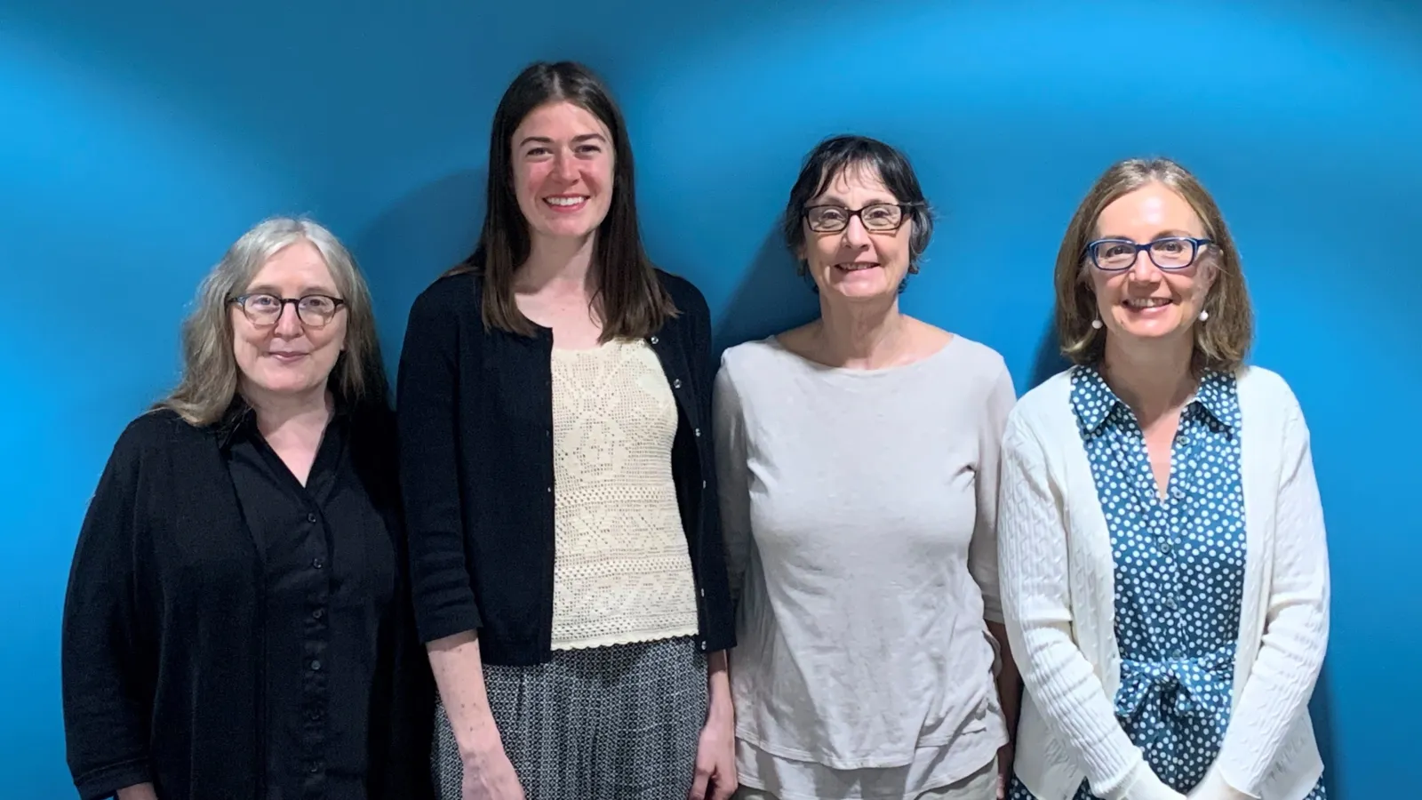 Sarah Craycraft (second from left) with her committee members