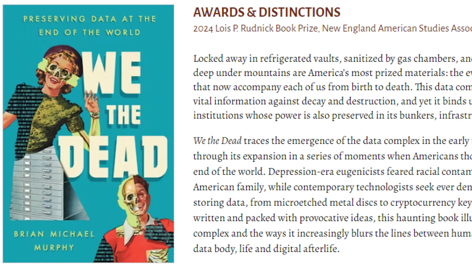 Book cover and synopsis