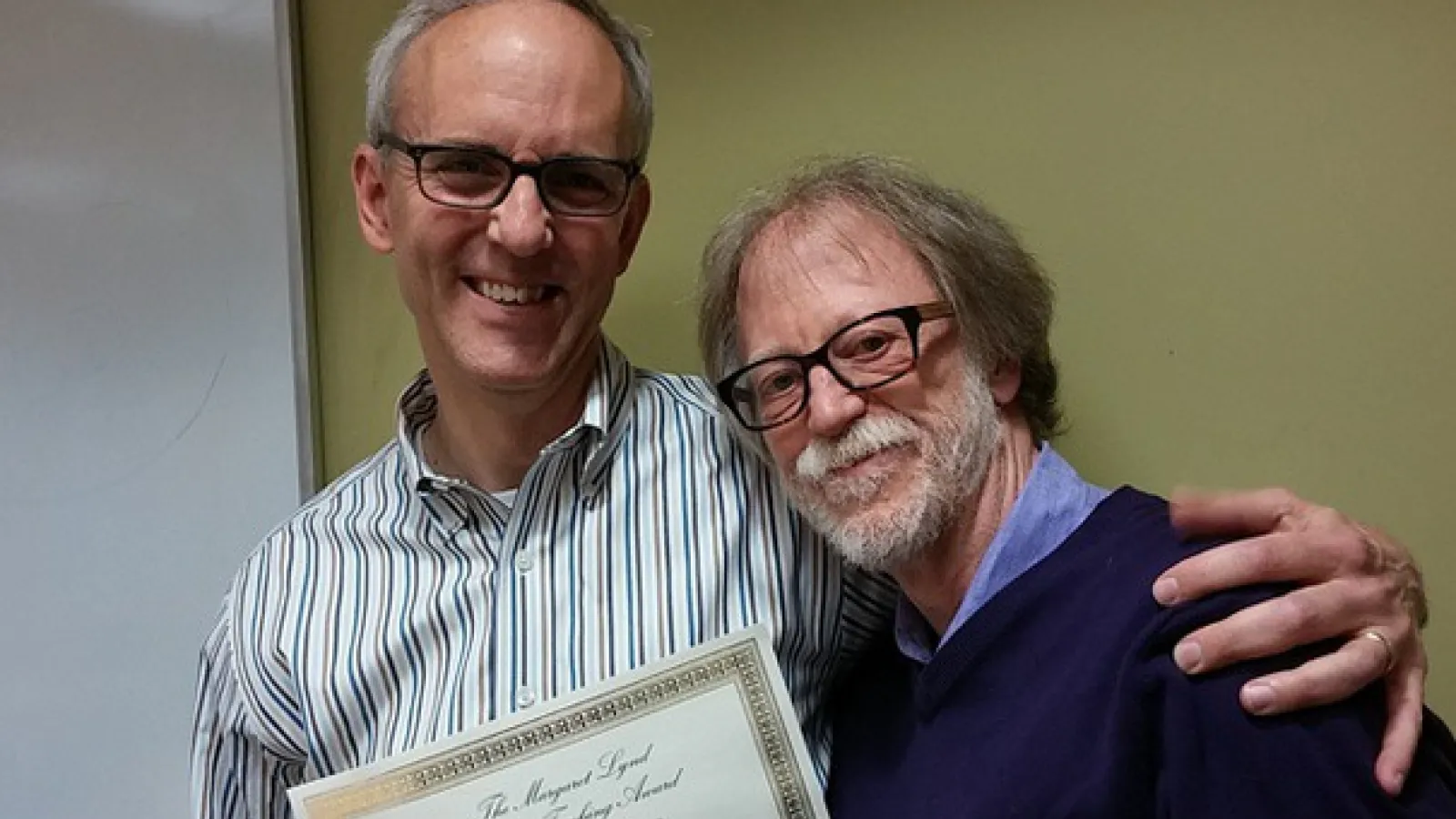Professor David Horn and Professor Barry Shank