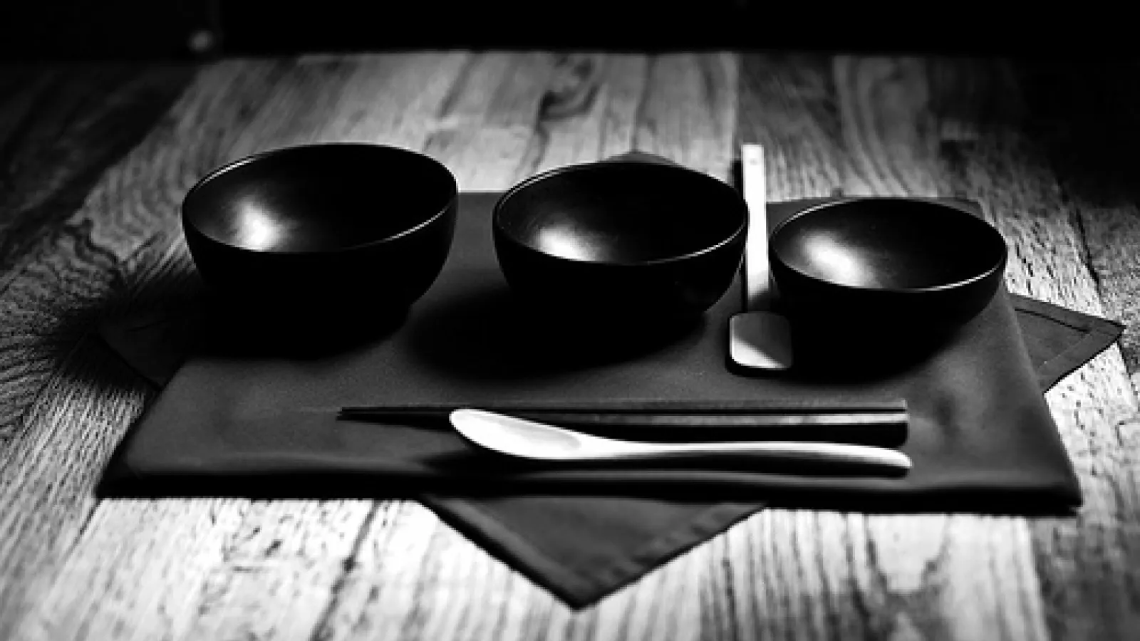 Zen eating stock photo