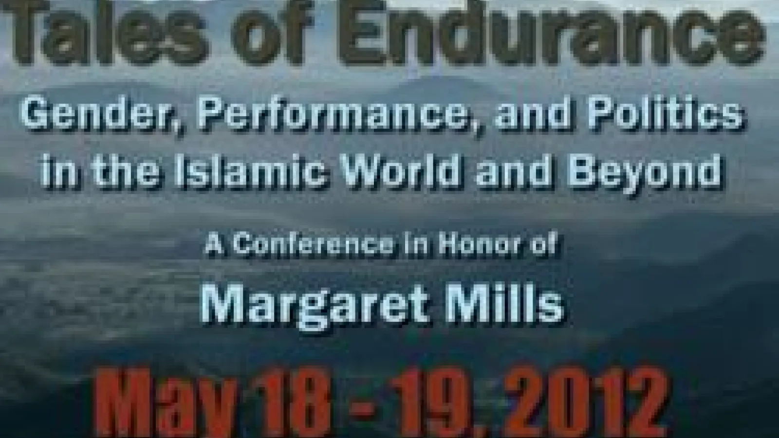flyer for a conference in honor of Margaret Mills