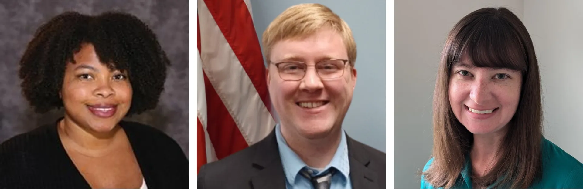 Panelist headshots of Toni, Alex, and Brianne