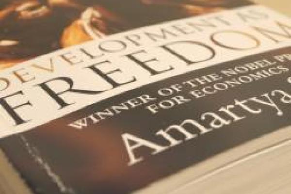 Cover of Amartya Sen's book 'Development as Freedom'