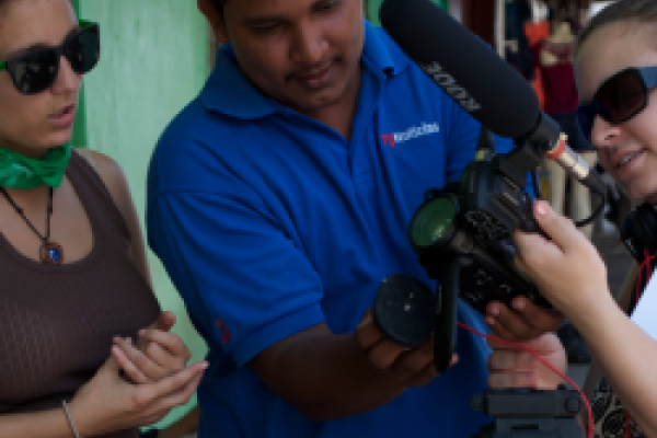 filming in the port city of Bluefields, Nicaragua