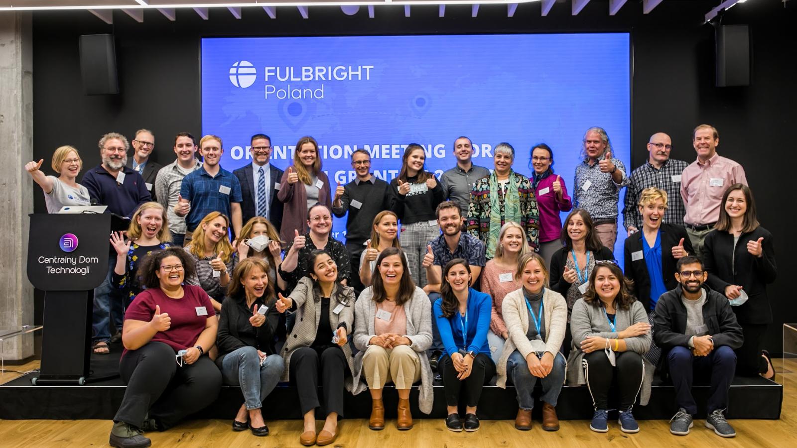 2021-2022 Fulbright in Poland cohort