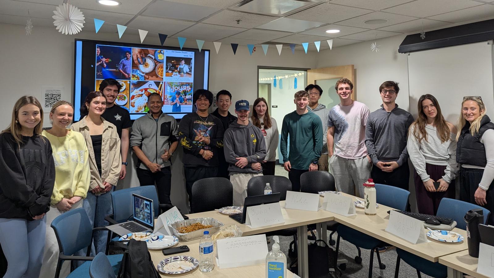 Students of COMPSTD 4420 with Chef Avishar