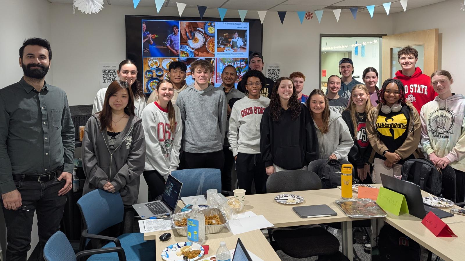 Students of COMPSTD 2420 with Chef Avishar